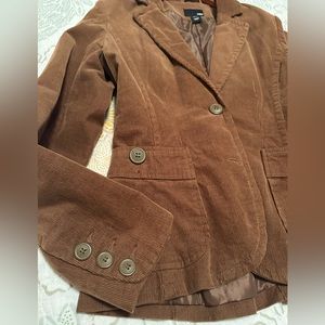Brown fitted jacket size 10